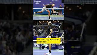 SINNER BECOMES ONLY ITALIAN TO WIN USOPEN janniksinner usopen2024 taylorfritz sinner tennis [upl. by Oruhtra22]