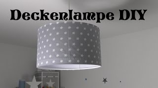 Kinderzimmer ❤ Deckenlampe selbst gestalten DIY ❤ Tutorial ❤ AnnCooki [upl. by Sobmalarah]