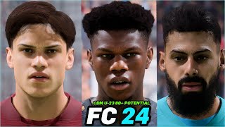 FC 24  BEST YOUNG CDM U23 80 POTENTIAL WITH REAL FACES [upl. by Eicyac343]