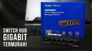 Switch Hub Gigabit Manageable Termurah di Indonesia Ruijie RGES205GC Review amp Unboxing [upl. by Yr]