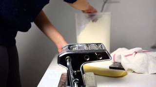 How to make fresh pasta at home using a stand mixer and pasta machine [upl. by Center]