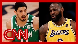 Hear why Enes Kanter is pressuring Lebron James [upl. by Bartolome]