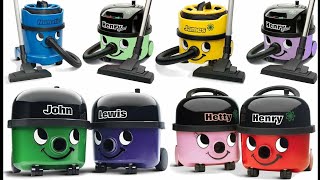 Numatic Vacuum Cleaner Family  Henry  George  Hetty  Harry  James etc Hoovering sound [upl. by Shanta]