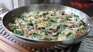 Utica Greens amp Beans  Escarole Gratin with Beans Recipe  New Years Day Special [upl. by Elletse]