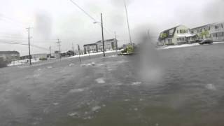 Weekend winter storm causes flooding in Brigantine [upl. by Lerrej]