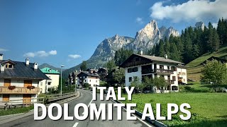 Dolomite Alps Driving in Belluno one of the most beautiful area of Italy [upl. by Treharne]