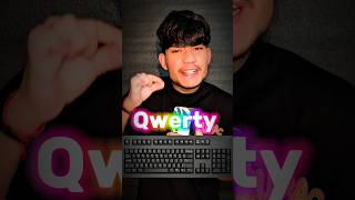 Why do we use QWERTY keyboard  famous layout  keyboard shorts qwerty [upl. by Caylor]