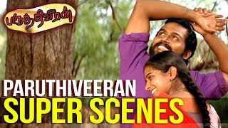 Paruthiveeran  Super Scenes  Karthi  Priyamani  Saravanan  Tamil Super Scenes [upl. by Hnamik]