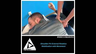 Shoulder PA External Rotation Mobilization with Movement [upl. by Aikaz366]