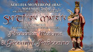 ADELFIA  MONTRONE Ba  S TRIFONE MARTIRE 2024  GIOVANNI PADOVANO Daylight Show [upl. by Glick]