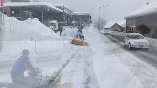 Quad beim Schneefräsen mit Rammy Schneefräse Snowblower [upl. by Pettiford797]