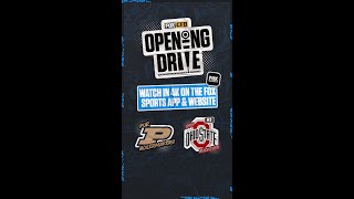 Purdue vs No 3 Ohio State 🍿 FOX College Football [upl. by Mairim]