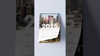 Wall Calendar 2025 photoshop descarga psd calendario en Adobe photoshop [upl. by Perpetua]