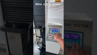 Wire crimp tester machine [upl. by Joceline515]