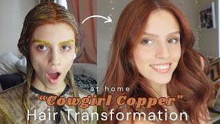 Fall Ready Hair  Auburn Root  Color Touch Up at Home 🍂 “cowgirl copper” [upl. by Jonme]