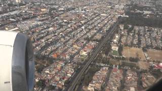 ATERRIZAJE MEXICO MAGNICHARTERS  APPROACH AND LANDING IN MEXICO CITY [upl. by Noxin567]