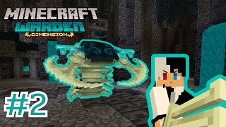 ผมสู้กับตะขาบยักษ์Warden  Minecraft Warden Dimension [upl. by Dasi]