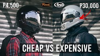 ROOK Helmet Review vs CRAZY EXPENSIVE Arai Rapide Neo [upl. by Assirek]