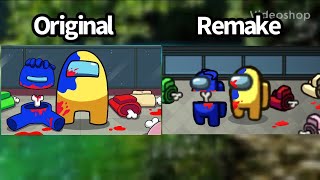 🏆Among Us Logic Original VS Remake  Rainbow Imposter [upl. by Name]