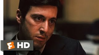 The Godfather 39 Movie CLIP  Killing Sollozzo and McCluskey 1972 HD [upl. by Sitnerp]