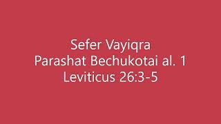 Torah Chanting  Sefer Vayiqra  Parashat Portion Bechukotai al 1 [upl. by Halika]