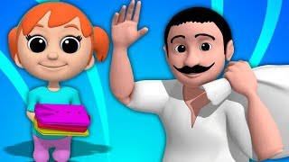 Dhobi Aaya Dhobi Aaya  Hindi Nursery Rhymes  Balgeet  धोबी आया [upl. by Eirual]