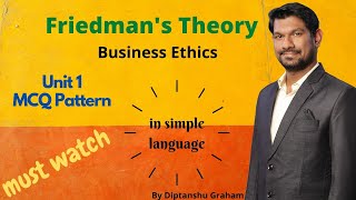 Milton Friedman  Business Ethics [upl. by Ilime]