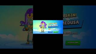 SBLOCCO LA SKIN EMZ MEDUSA emz medusa skin emoji godsvsmonsters brawlstars supercell [upl. by Luoar]