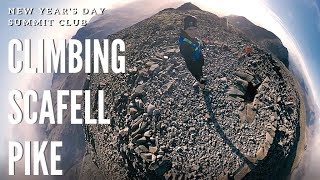 Scafell Pike on New Years Day  Summit Club [upl. by Haym441]