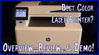 HP Color Laserjet Pro M277dw Overview Review and Demo  Best Color Laser Printer [upl. by Lucy]