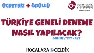 Türkiye Geneli Online Deneme Nasıl Yapılacak [upl. by Herzig]