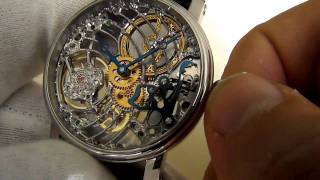 Tourby Watches Art Deco Skeleton High Finish Hand Engraved ETA Unitas 6498 [upl. by Velick]