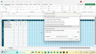 Cronograma de ocupação no Excel [upl. by Nywrad]