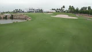 Doha Golf Club Championship Course  Hole 18 [upl. by Innaig]