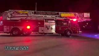 Fairbury Fire Structure Fire Response [upl. by Analla167]