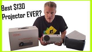 BEST BUDGET PROJECTOR EVER Yaber Pro Y9 1080P 4K Projector Review Unboxing Demonstration [upl. by Nadbus]