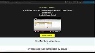 Planilha Excel para Controle de Entrevistas de Emprego [upl. by Grimbly919]