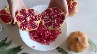 Tres formas de comer y pelar una granada  Exotic Fruit Box [upl. by Gomez]