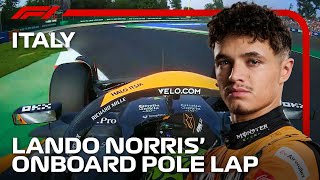 Lando Norris’ Pole Lap  2024 Italian Grand Prix  Pirelli [upl. by Yentrac950]