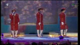 Eurovision 2002 22 Slovenia Sestre Samo Ljubezen 169 HQ [upl. by Aneehta]