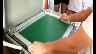 Screen Frame Self Tensioning Frame Easy DIY Printing Tool [upl. by Susy]