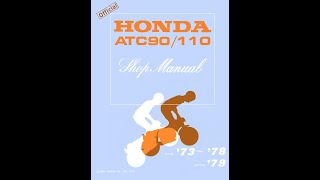 Manual Triciclo Honda ATC 90 Taller  Pesciarelli [upl. by Clo832]