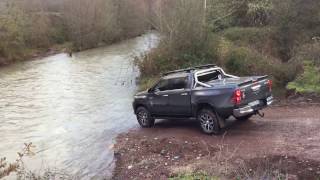 Toyota Hilux Revo 28 Offroad River Crossing  Dere Geçişi  95 cm su geçişi [upl. by Jemimah]