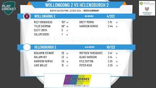 Wollongong 2 v Helensburgh 2 [upl. by Noteloc]