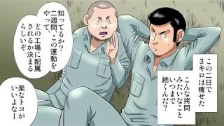 刑務所にブチ込まれたらどうなるのか？その初日をマンガにしてみた。【実録】 [upl. by Anoek509]