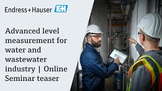 Advanced level measurement for water and wastewater industry  Online Seminar teaser [upl. by Naasar163]