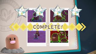 How To Get 1 To 4 DIAMOND STARS For Diglett New Pokemon Snap [upl. by Ddene]