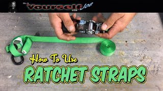 Ratchet Straps how to use ratchet straps and tie down straps [upl. by Marena]