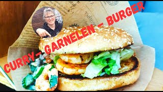 leckerer Curry Garnelen Burger lecker [upl. by Broderick]