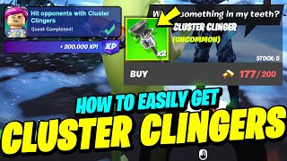 How to EASILY Hit opponents with Cluster Clingers LOCATION  Fortnite Chapter 5 Quest [upl. by Llenram]